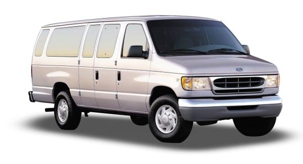 We have 15-passenger vans for bigger groups.