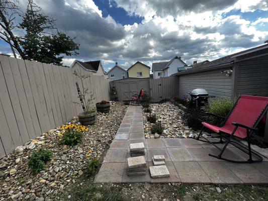 Patio walkway