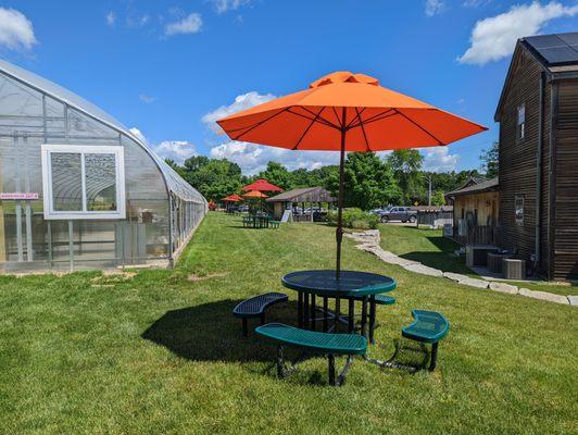 Plenty of room to spread out on our expansive property