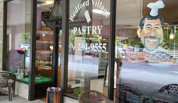 Bedford Village Pastry (with outdoor seating).