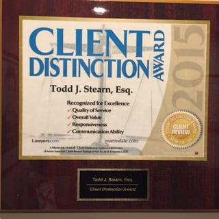 2016 Client Distinction Award