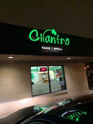 Cilantro taco Grill located on York Street