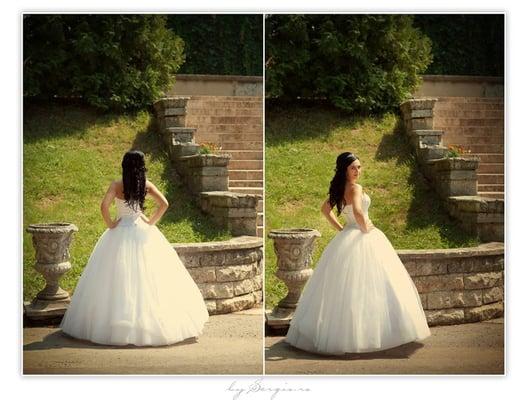 We, do custom and alterations for Wedding Gowns