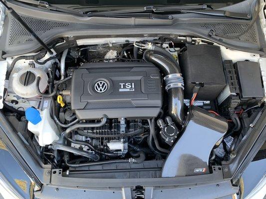 2017 Golf R stg3+ (engine bay) clean