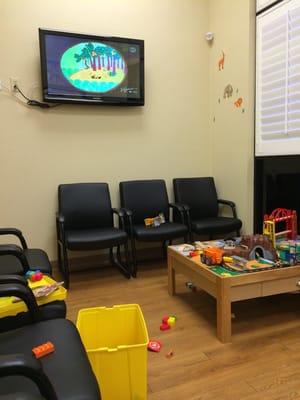 Kid friendly waiting room