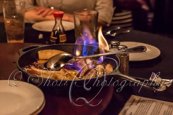 Southern Broadway Dinner Theater - Flambeed Bananas Foster Dessert