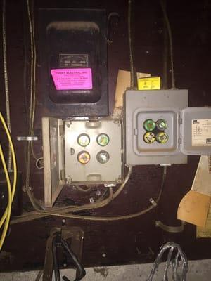 Old fuse panels giving you a problem contact us and we will change them to a new breaker box