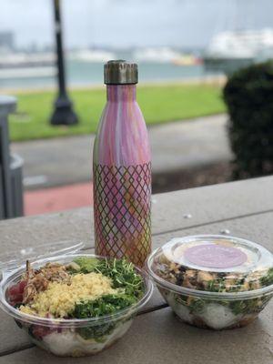 Classic bowl and spicy tuna bowl