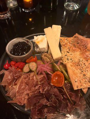 Cheese & Charcuterie Board, $25