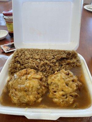 2. Shrimp Egg Foo Young Lunch Special