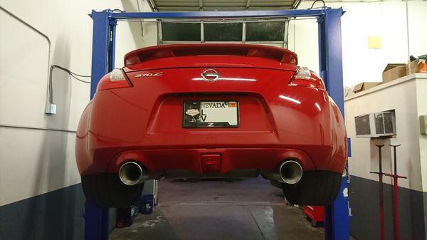 The result of a catback exhaust system replacement