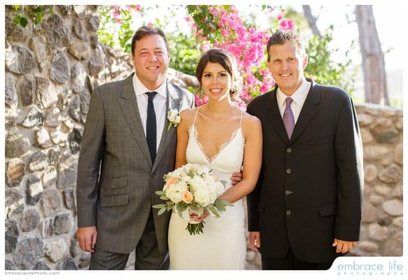 Chris, Myra and Wedding Pastor Dave