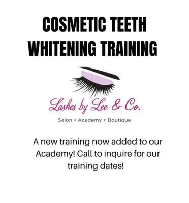 Not only do we offer Teeth Whitening we teach it as well!