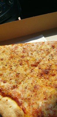 Up close pizza