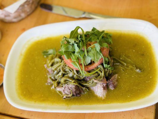 Pork and chili verde