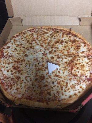 The best cheese pizza you'll ever have!