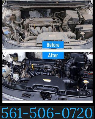 Engine cleaning