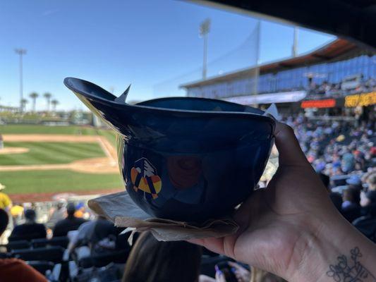 Helmet nachos!