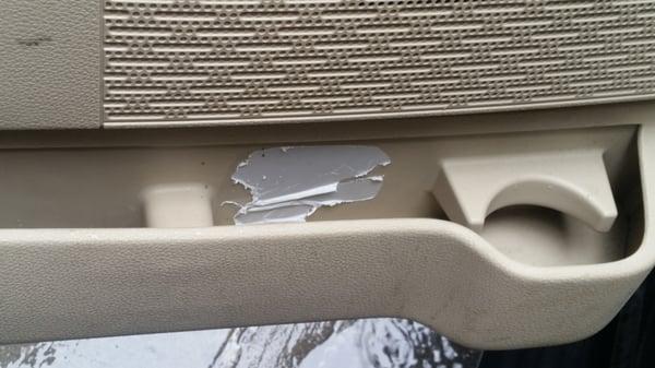 patched up door #nationalcarrental