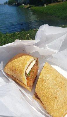 Caprese sandwich