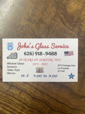 Businesses Card