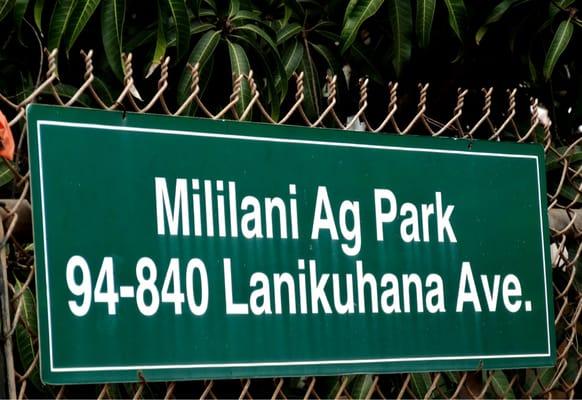 Here's the Address... At the Intersect of Lanikuhana Avenue and Meheula Parkway