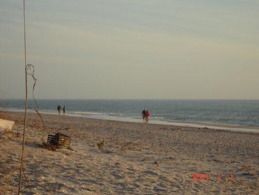 Beautiful Gulf of Mexico; just a very short walk away