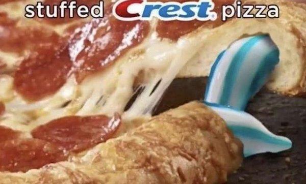 Wack stuffed pizza