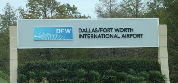 Henry's Cab Service is happy to pick you up, curbside, or drop you off at DFW Airport, Dallas, Texas