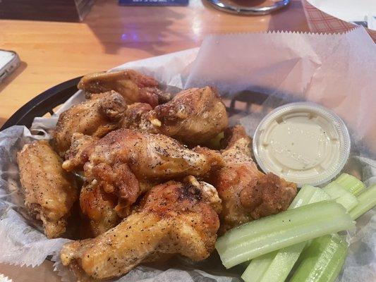 Salt and pepper wings