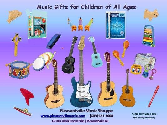 Instruments for Kids of all ages!