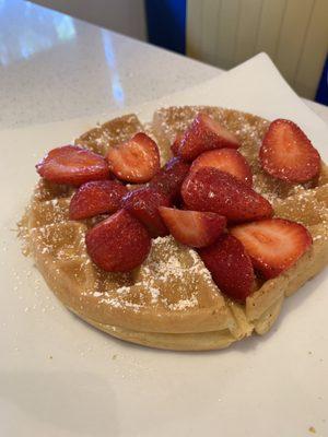 Fresh Belgian Waffle Breakfast