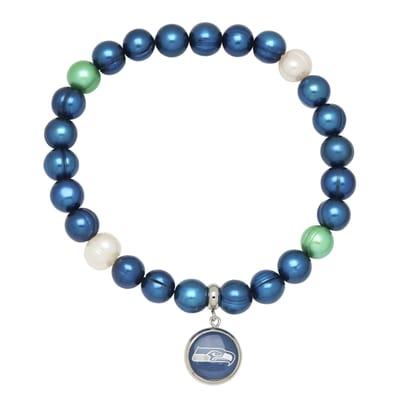 Seattle Seahawk Pearl Necklace