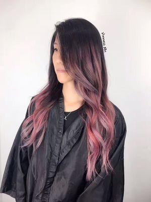 Pink purple color melt