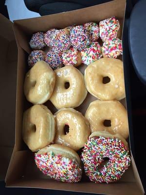 Glazed and sprinkled are my favorite!