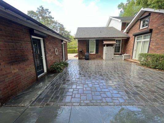 Paver patio