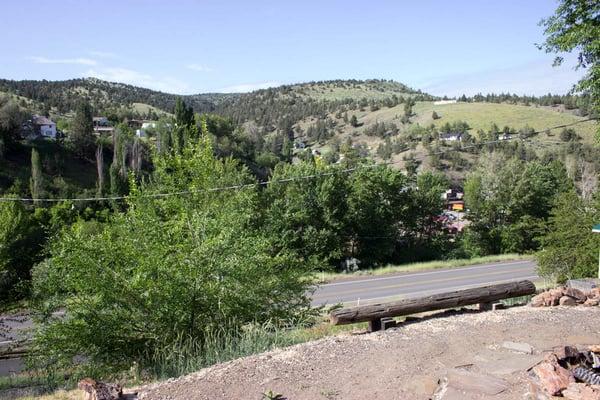 View from the Sky Hook Motel, facing the town of Mitchell below