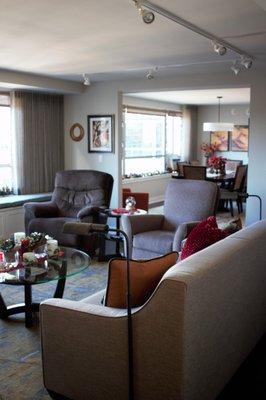 Living spaces at Horizon House.