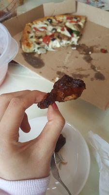 F small chicken wing... Seriously??? Don't go there it's WASTE of money.