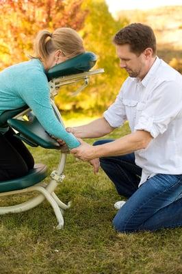 Outbound Chair Massage
 at your business
 $1.50 per minute