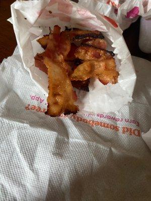 Dunkin bacon very awful