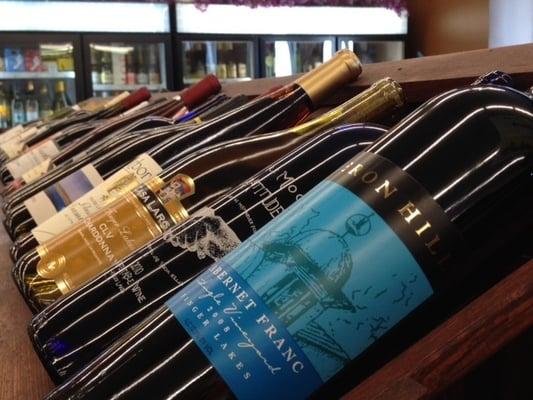 We feature the largest selection of Finger Lakes wines in the county and beyond!  In-store tastings every Fri/Sat, classes too!