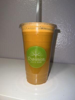 Golden Goddess 24oz - carrots, apple, celery, parsley, ginger