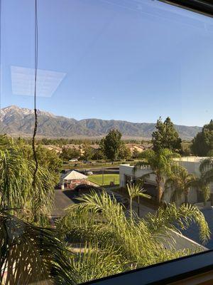 View of mountains