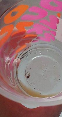 Found the dead spider after i finish the whole drink