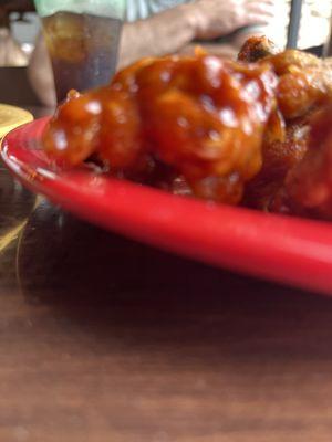 Honey barbecue wings