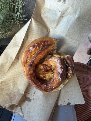 Cinnamon almond pastry