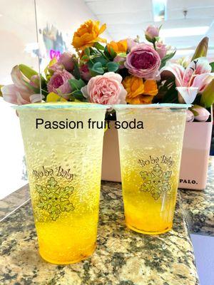 Passion fruit soda