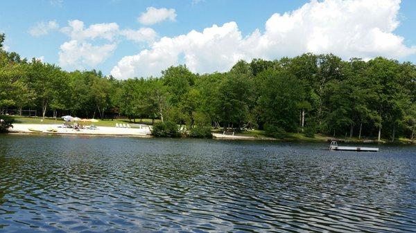 Beach and lake view