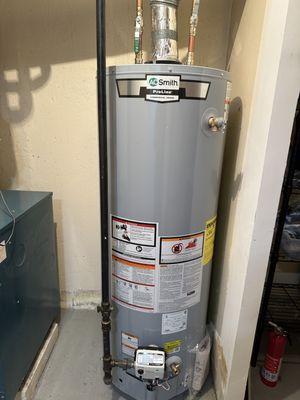 New Water Heater, AO Smith